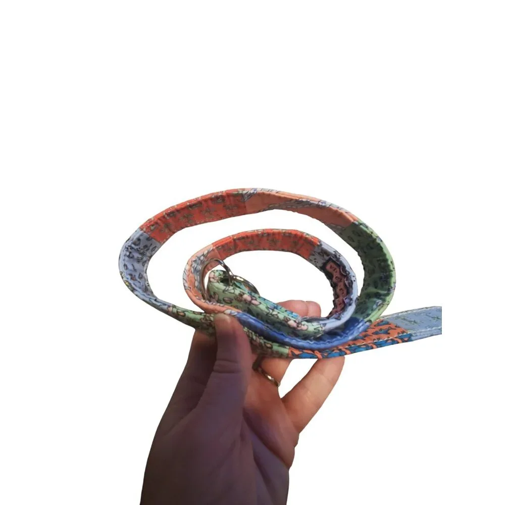 Vineyard Vines belt youth Large patchwork Classic D-ring ribbon nautical